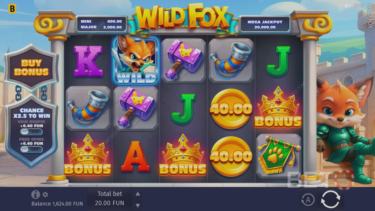 Рецензия за „Wild Fox“ от BETO Slots