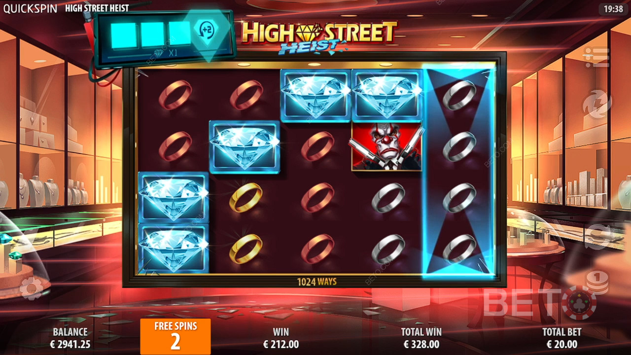 Highstreet Heist Преглед от BETO Slots