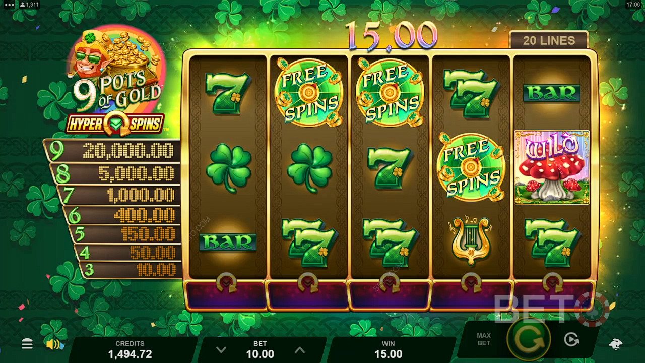 9 Pots of Gold HyperSpins Играй Безплатно