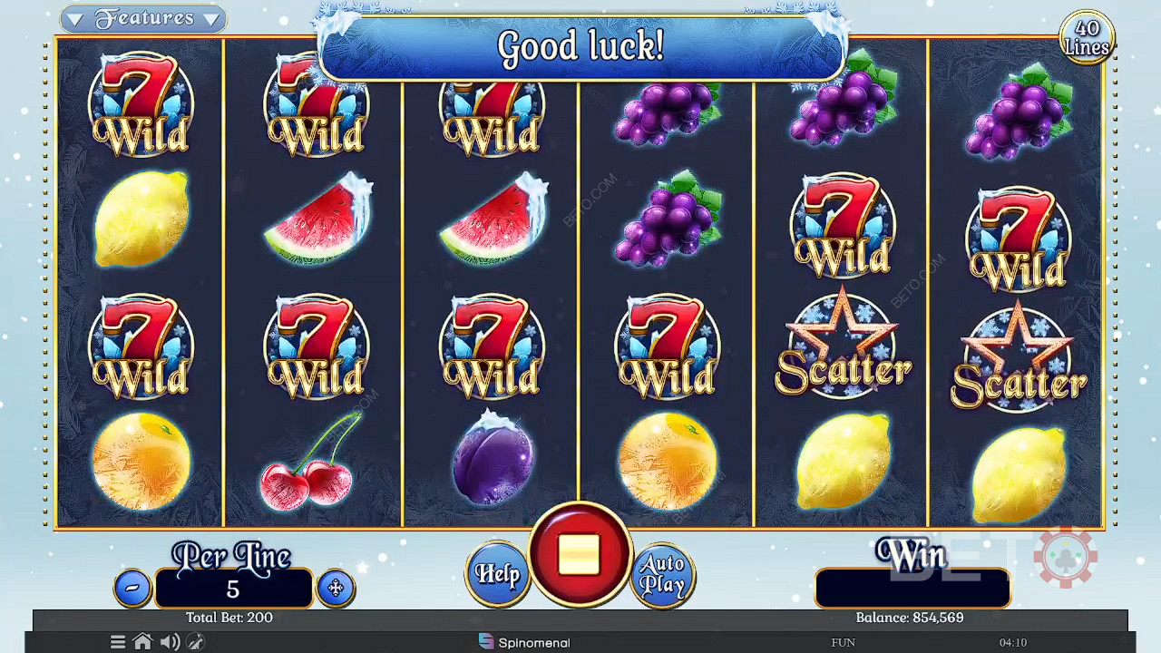 Fruits On Ice Collection 40 Lines Играй Безплатно