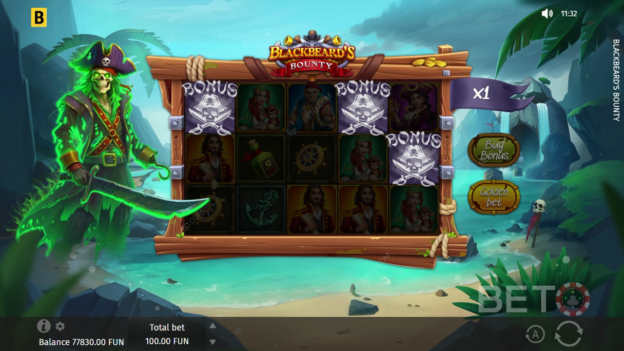 Рецензия за „Blackbeard’s Bounty“ от BETO Slots