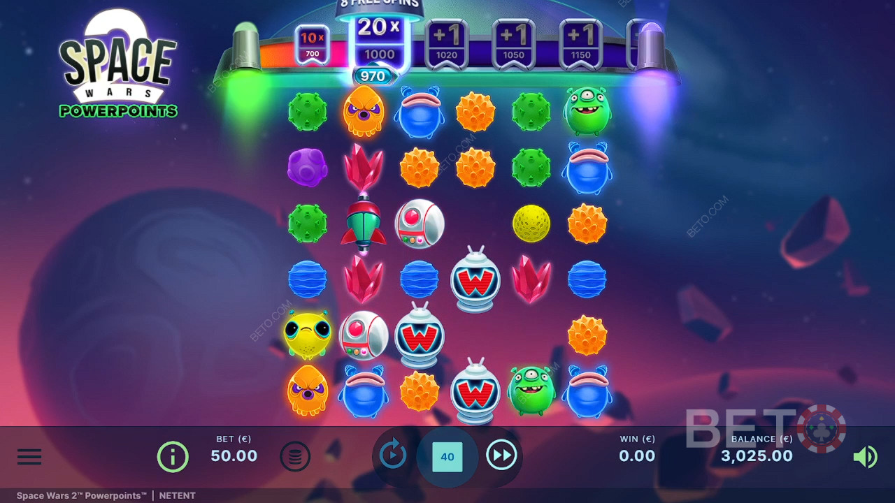 Space Wars 2 Powerpoints Преглед от BETO Slots