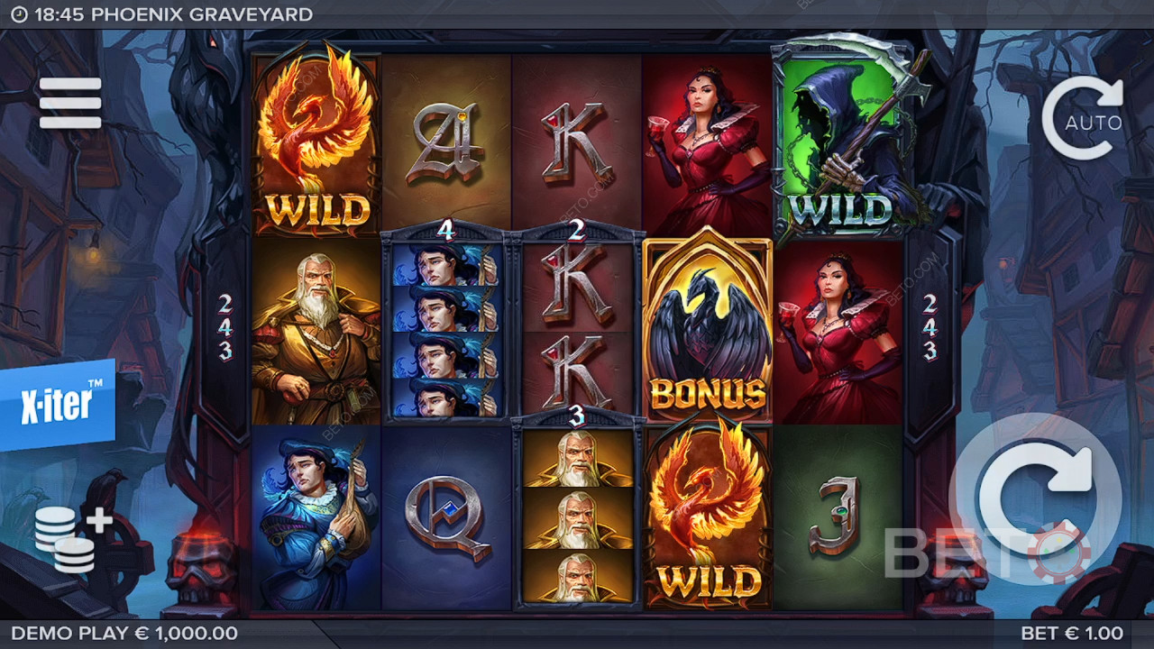 Феникс гробище Преглед от BETO Slots
