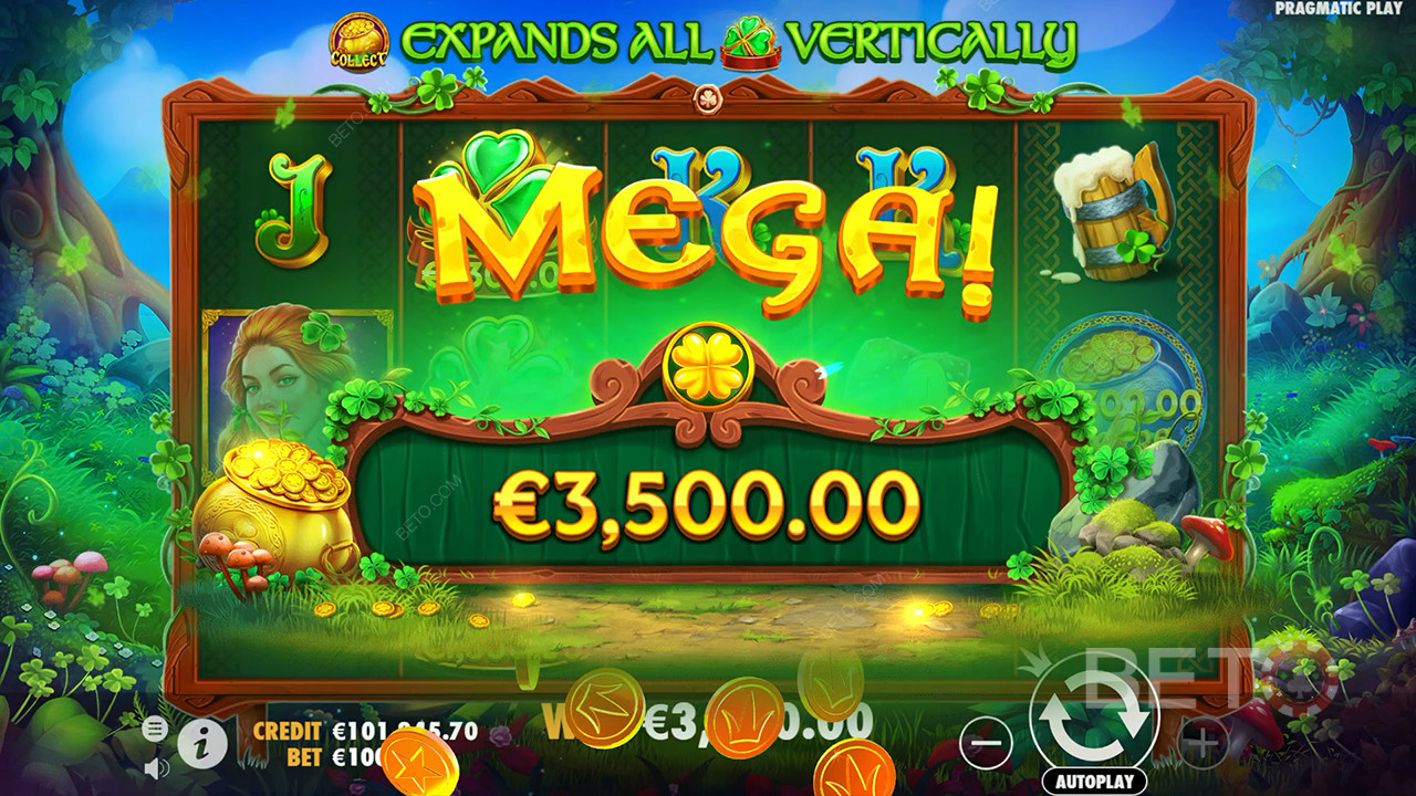 Спечелете 5 000x залога си в слот машината Clover Gold!