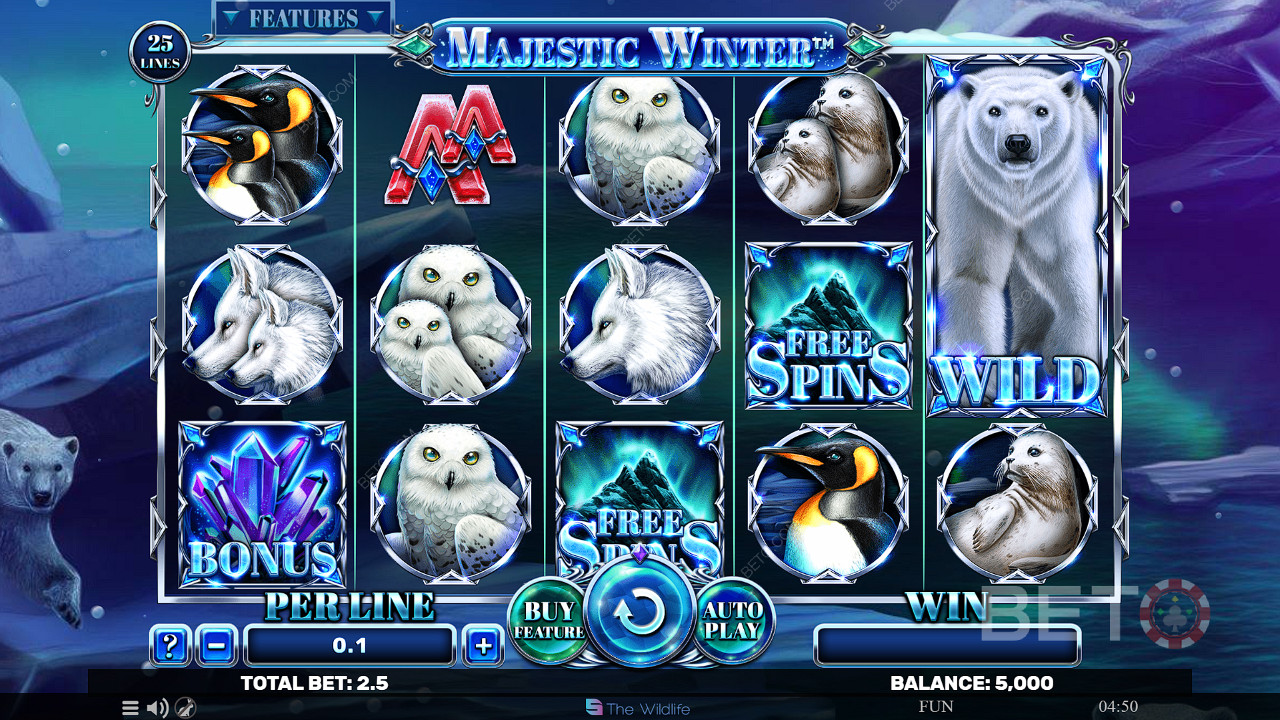 Majestic Winter Играй Безплатно