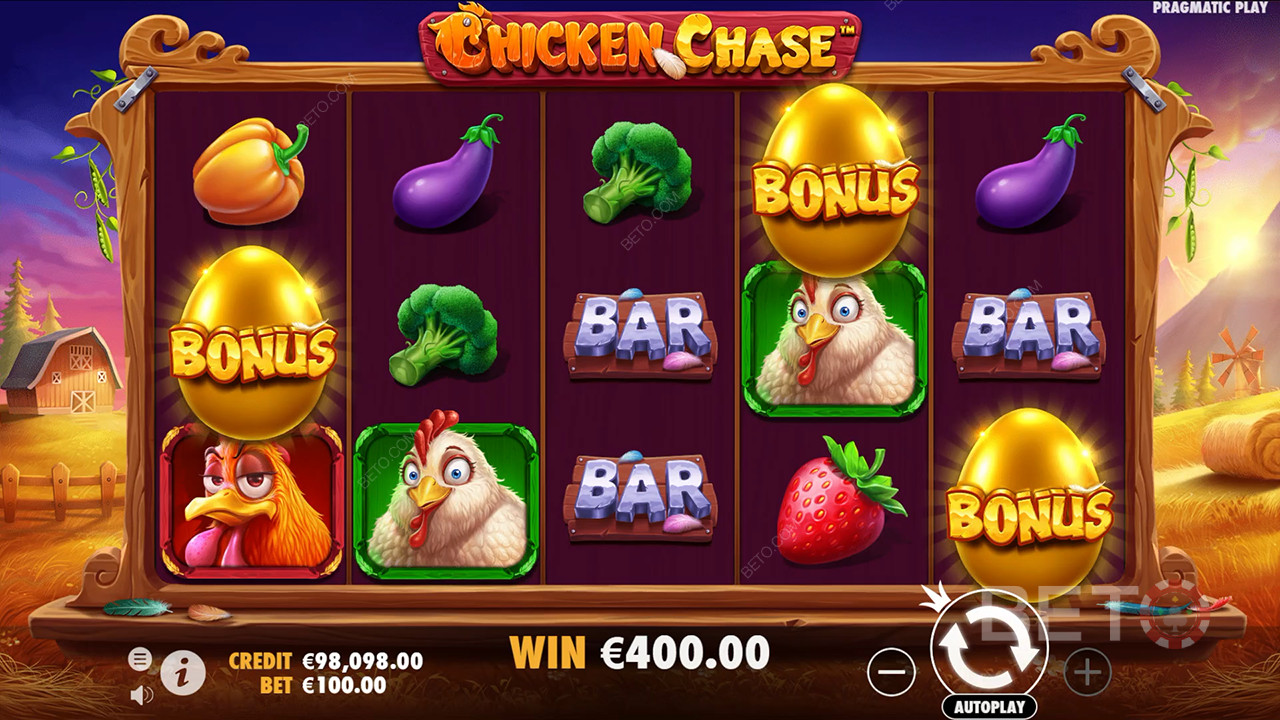 Chicken Chase Преглед от BETO Slots