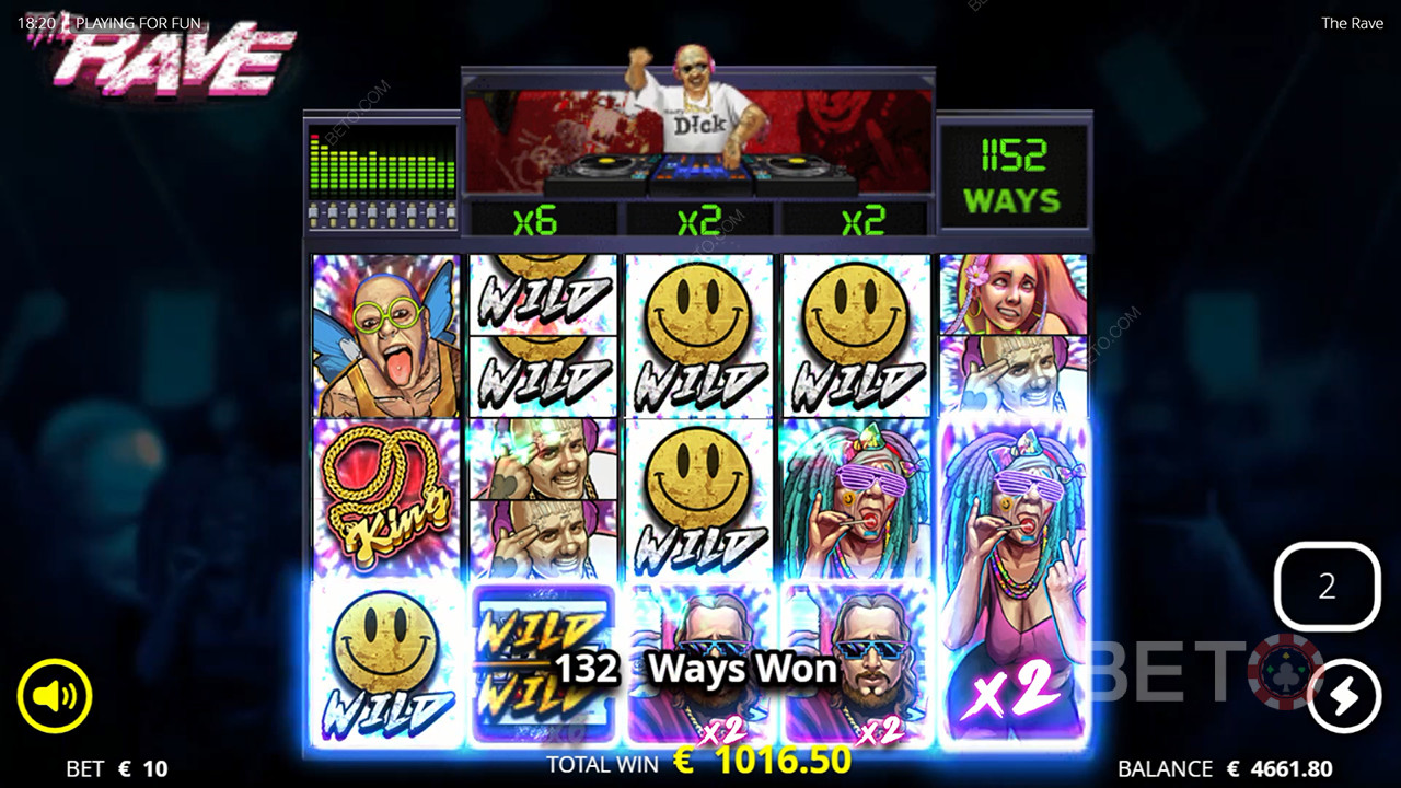 The Rave Преглед от BETO Slots