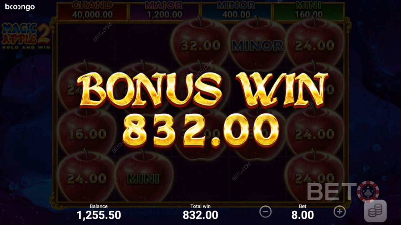 Спечелете 5,133x Вашия залог във видео слота Magic Apple 2!