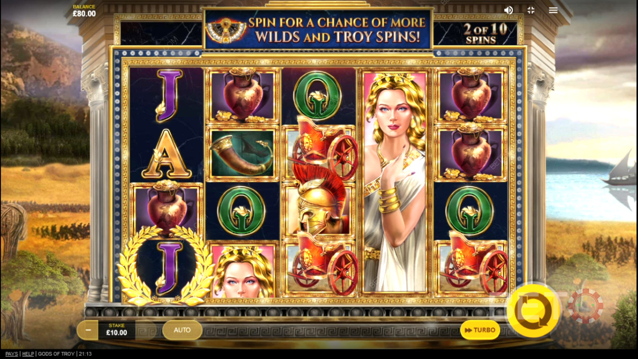 Боговете на Троя Преглед от BETO Slots