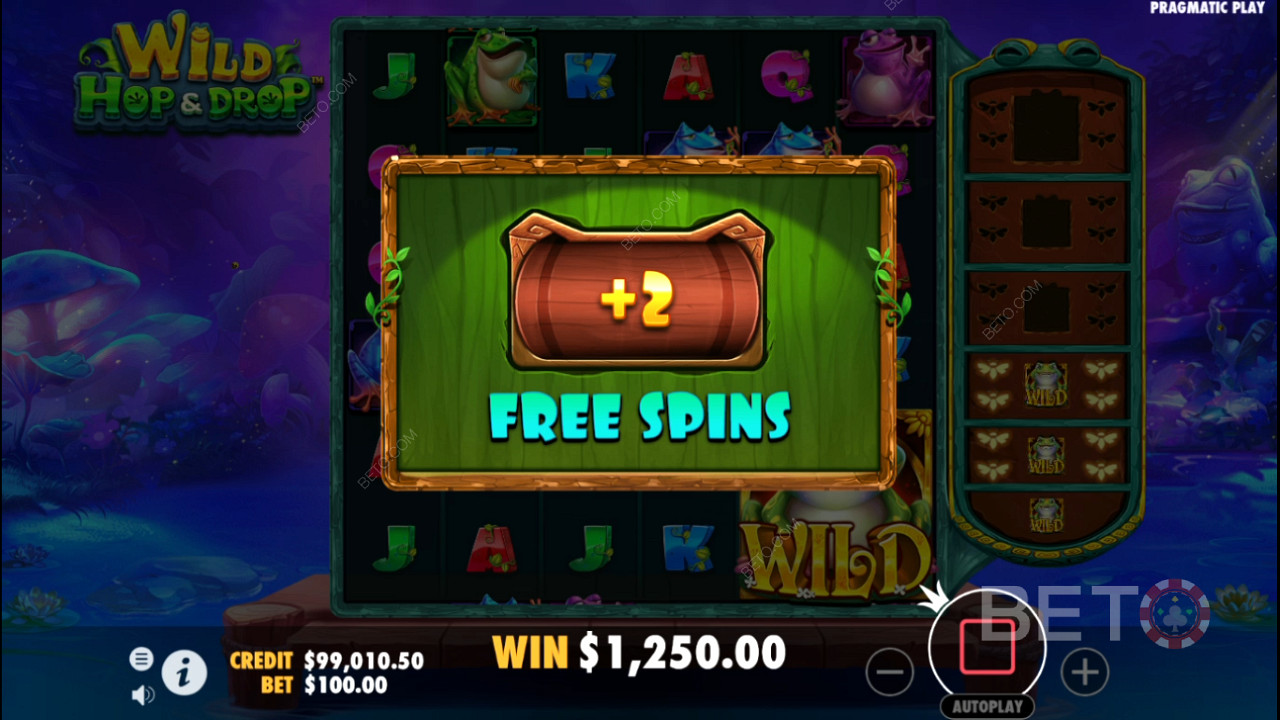 Спечелете 5000x залога си в Wild Hop and Drop Video Slot!