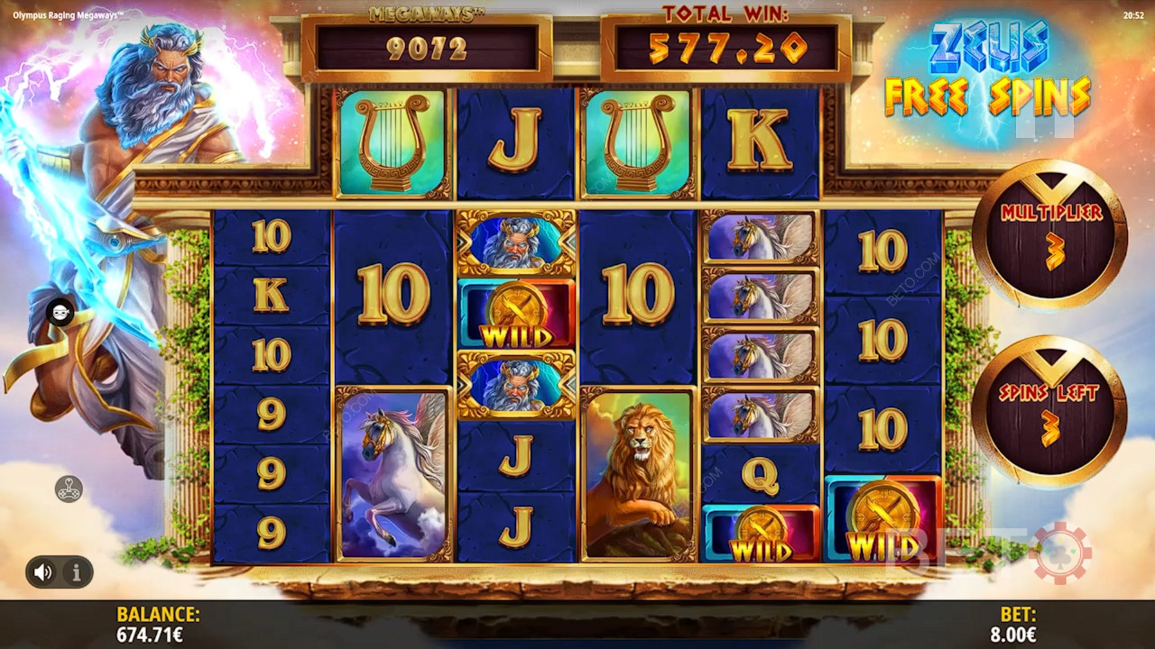 Olympus Raging Megaways Преглед от BETO Slots