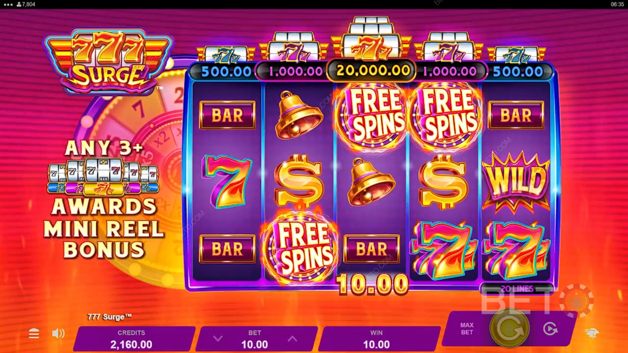 777 Surge Преглед от BETO Slots