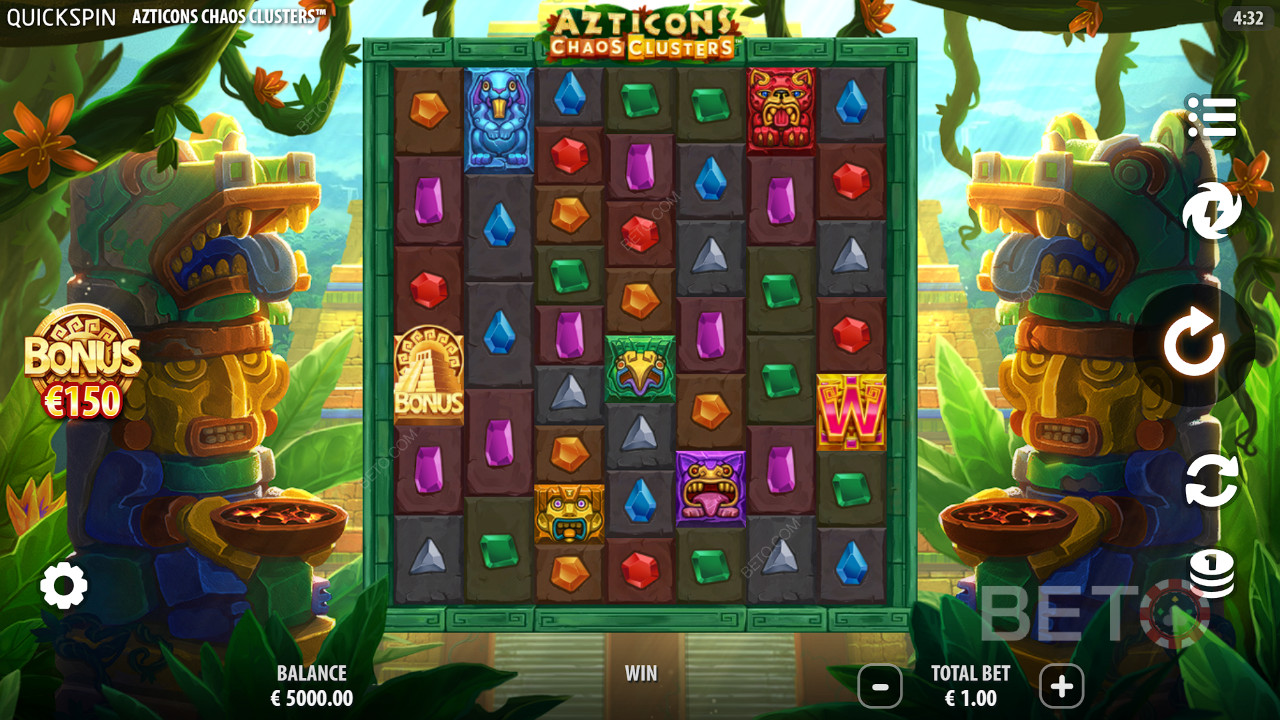 Azticons Chaos Clusters Преглед от BETO Slots