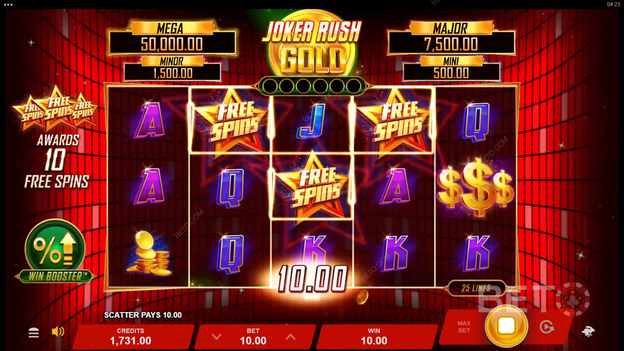 Joker Rush Gold Преглед от BETO Slots