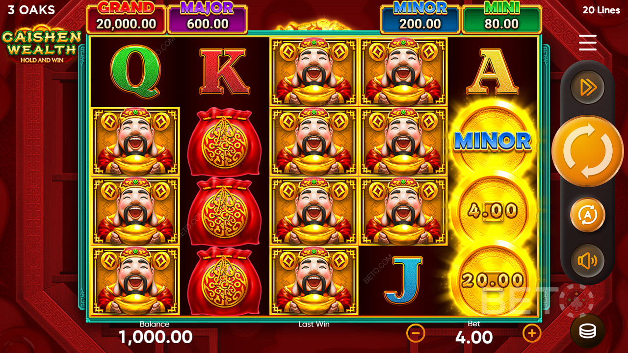 Caishen Wealth Hold and Win Играй Безплатно