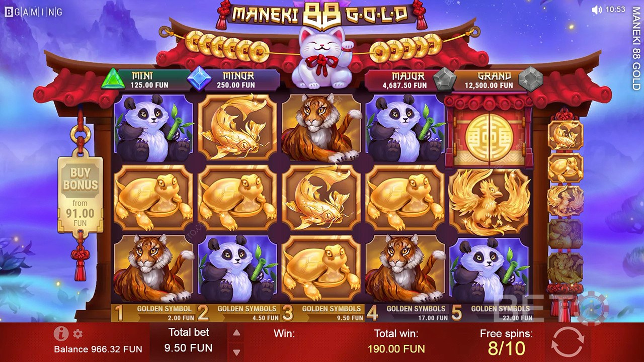 Maneki 88 Gold Преглед от BETO Slots